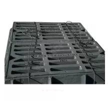 Дождеприемник чугун ДБ2 (большой) В125 прямоугольный m=125кг h=121мм ДБ2(В125)-2-78х36 ГОСТ 3634-2019