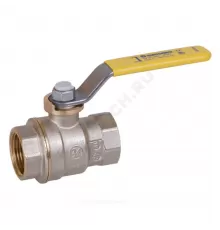 Кран шаровой латунь никель газ R730G Ду 8 ВР полнопроходной рычаг Giacomini R730GAX001