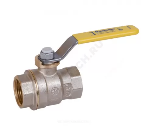 Кран шаровой латунь никель газ R730G Ду 8 ВР полнопроходной рычаг Giacomini R730GAX001