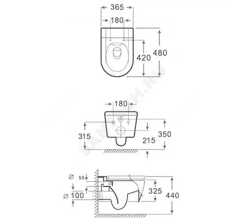 Унитаз подвесной