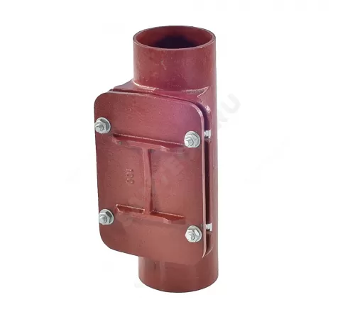 Ревизия чугун SML Ду 100 с прямоугольной крышкой б/растр SGACX