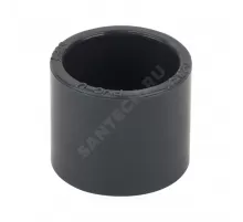 Кольцо ПВХ переходное Дн 225х160 Ру10 серое напорное под клеевое соединение Aquaviva RSH225160