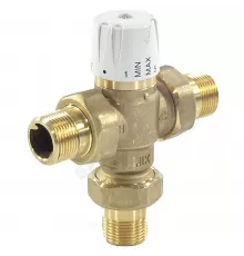 Клапан смесительный термостатический седельный латунь R156-2 Ду 15 Ру10 1/2" НР Kvs=1.3м3/ч Tн=30-65C Tmax=85С с защитой от ожога Giacomini R156Y223