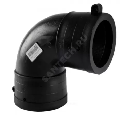 Отвод электросварной ПЭ100 Дн 40х90гр Ру16 SDR11 Type B TEGA 1819013