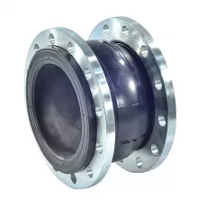 Компенсатор резиновый антивибрационный EPDM Ду 125 Ру25 фл L=165мм Benarmo сжатие/растяжение 20 мм/12 мм