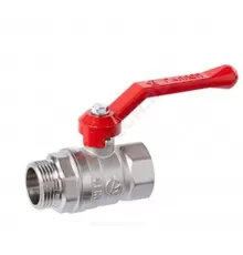 Кран шаровой латунь никель Стандарт 221 аналог 11б27п1 Ду 20 Ру40 ВР/НР рычаг ГАЛЛОП 107293