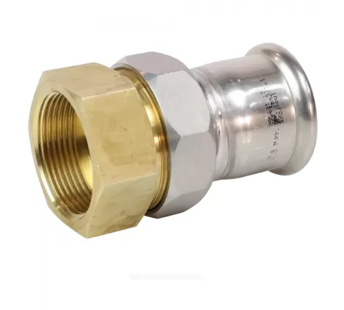 Муфта разъемная сталь нерж AISI 316L Дн 28х3/4" Ру16 пресс/ВР Inoxpres RM 184028343