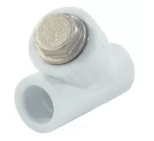 Фильтр PP-R сетчатый белый Дн 32х45гр внутренняя пайка VALFEX 10141032