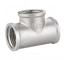 Тройник латунь никель Ду 20 (3/4") ВР/ВР LD LD.67.514.20