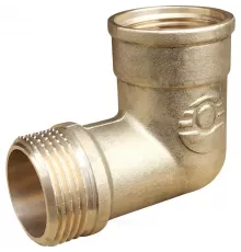 Угольник латунь переходной Ду 15 (1/2") ВР/НР VALFEX VF.092.L.012