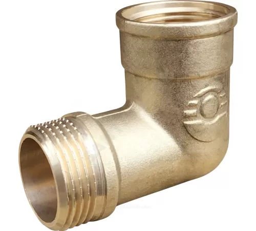 Угольник латунь переходной Ду 20 (3/4") ВР/НР VALFEX VF.092.L.034