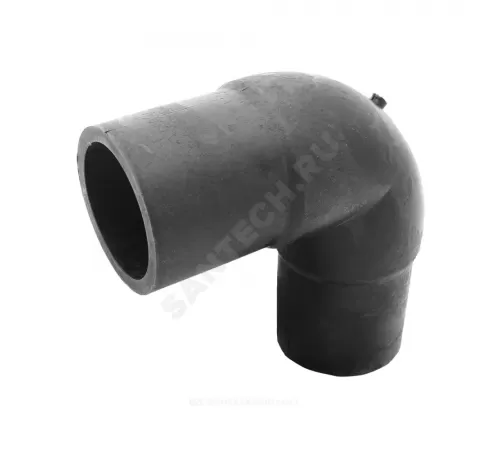 Отвод спигот ПЭ100 Дн 90х90гр Ру16 SDR11