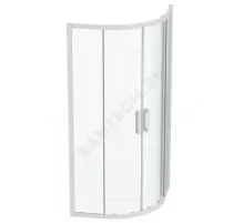 Ограждение душевое CONNECT 2 Corner Quadrant 900х900х1950 мм без поддона угловая-асимметричная прозрачное стекло Ideal Standard K966101