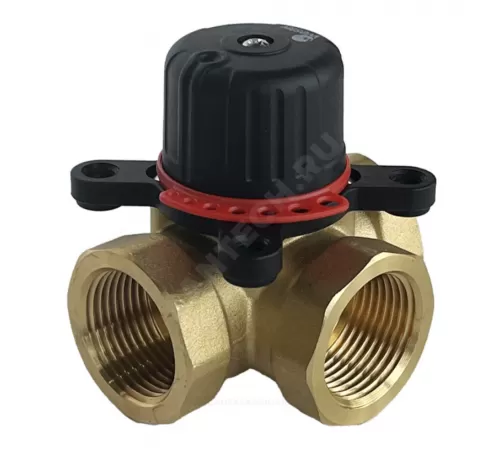 Клапан регулирующий латунь VRS3 поворотный Ду 15 Ру10 ВР 1/2" Kvs=1м3/ч Wester 0-04-2000