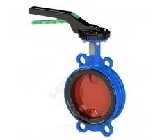 Затвор дисковый поворотный чугун VPI4448A-02EP Ду 65 Ру16 межфл с рукояткой диск чугун манжета EPDM Tecofi VPI4448A-02EP0065