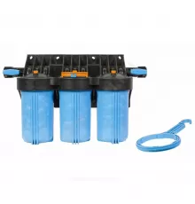 Корпус фильтра 1 М Т3 1" ВР 3-ст без картриджей Big Blue 10" Джилекс 9058