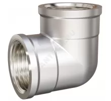 Угольник латунь никель Ду 20 (3/4") ВР LD LD.67.512.20