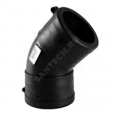 Отвод электросварной ПЭ100 Дн 25х45гр Ру16 SDR11 Type B TEGA 1819061