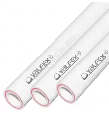 Труба PP-R белая арм стекловолокном Дн 75х10,3 Ру20 SDR7,4 Т<90С L=4м VALFEX 10105075 ..