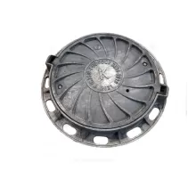 Люк чугун канализационный (К) Т (тяжелый) С250 круглый m=100кг h=100мм с замковым устройством Т(С250)-2-60 ГОСТ 3634-2019