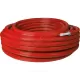 Труба PE-Xa/EVOH красная Дн 20х2,8 Ру10 Тмакс=95C в PE изоляции 6 мм бухта 100м РОС