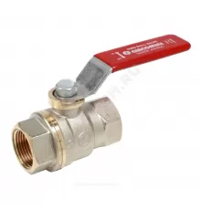 Кран шаровой DADO латунь никель R950 Ду 10 Ру42 ВР полнопроходной рычаг красный Giacomini R950X022