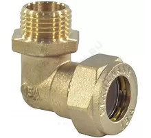 Угольник латунь 90гр 15Aх1/2" обжим/НР STAHLMANN SEML1501/2BEF