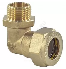 Угольник латунь 90гр 15Aх1/2" обжим/НР STAHLMANN SEML1501/2BEF