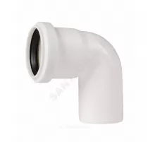Отвод PP-H белый HT HTBw Дн 32х1,8х87гр б/нап в/к Ostendorf 559340
