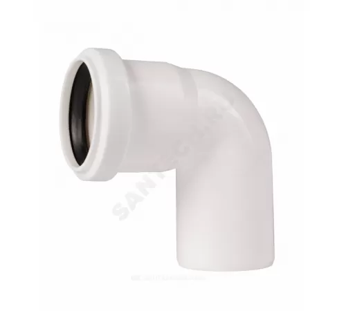 Отвод PP-H белый HT HTBw Дн 32х1,8х87гр б/нап в/к Ostendorf 559340