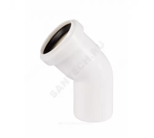 Отвод PP-H белый HT HTBw Дн 32х1,8х87гр б/нап в/к Ostendorf 559340