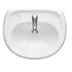 Умывальник Воротынский 57 1 отверстие под смеситель по центру белый Santeri 1.3111.7.S00.10B.0.