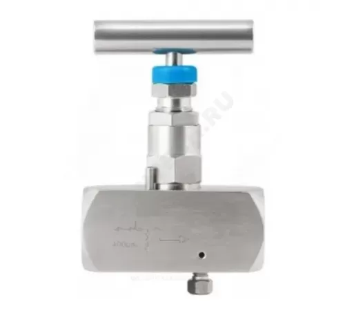 Клапан игольчатый нерж SS-V4 Ду 15 Ру40 ВР G1/2" с маховиком без фланца Росма 00000034405