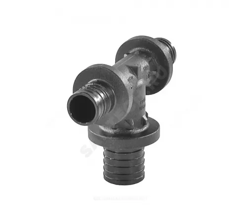 Тройник для PE-X труб аксиальный PPSU Дн 16х25х16 переходной RAUTITAN PX Rehau 11601021001