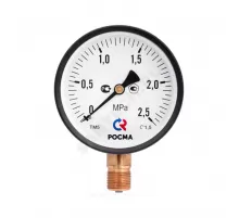 Манометр ТМ-510Р.00 радиальный Дк100мм 0-1,0 МПа кл.1,5 М20х1,5 Росма 00000006850