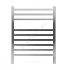 Полотенцесушитель электрический нерж сталь Лесенка 224 Вт 500х700мм 9П со встроенным диммером справа Ватикан Терминус 4670078526229