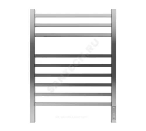 Полотенцесушитель электрический нерж сталь Лесенка 224 Вт 500х700мм 9П со встроенным диммером справа Ватикан Терминус 4670078526229