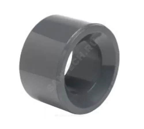 Кольцо редукционное ПВХ Дн 90х50 Ру16 серое под клеевое соединение Aquaviva RSH09050