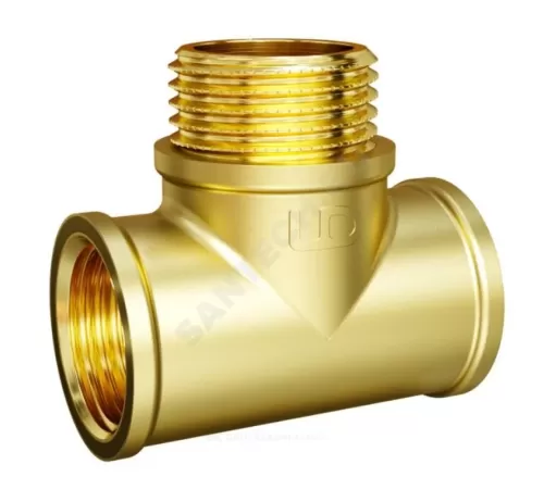 Тройник латунь Ду 20 (3/4") ВР/НР/ВР LD LD.65.521.20