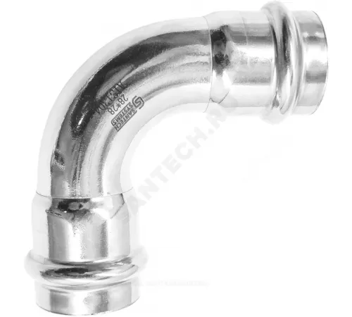 Отвод сталь нерж AISI 304 90гр Дн 18 пресс SantechSystems