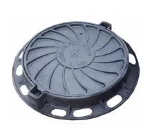 Люк чугун канализационный (К) Т (тяжелый) С250 круглый m=98кг h=100мм Т(С250)-1-60 ГОСТ 3634-2019