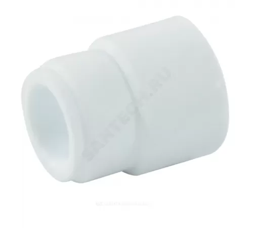 Муфта PP-R переходная белая Дн 25х20 внутр/наруж пайка RTP (РосТурПласт) 10676