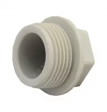 Заглушка (пробка) PP-R серая Дн 32х1" НР RTP (РосТурПласт) 10914