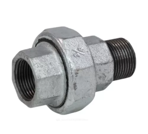 Соединитель прямой американка чугун оц Ду 25 (1") ВР/НР Fittex PLUS