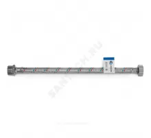 Подводка гибкая для воды нержавеющая оплетка 1/2" г-ш L=2м AQUALINE 04825