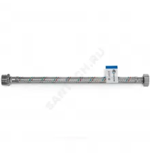 Подводка гибкая для воды нержавеющая оплетка 1/2" г-ш L=2.5м AQUALINE 04826