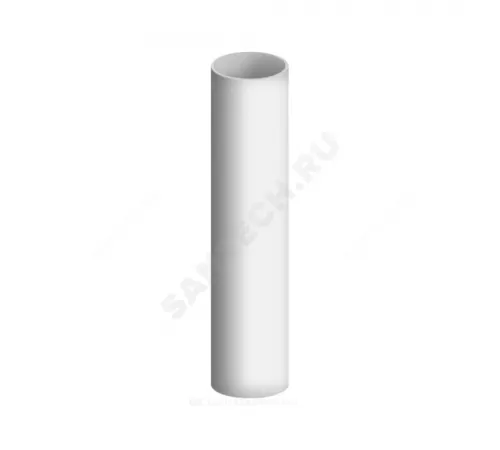 Труба PP-MD б/раструб бесшумная светло-серая Skolan Safe SKGL Дн 90х4,5 (DN90) б/нап L=2,0м Ostendorf 334065