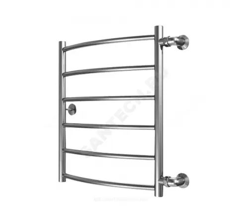 Полотенцесушитель водяной нерж сталь Лесенка Ду 25 (1") НР 500х500мм 6П боковое подключение б/к Старт-2 Элит-Металл ВЭК-10-02