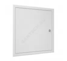 Люк-дверца с фланцем и замком сталь 660х660 Evecs ЛТ6060МЗ