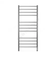 Полотенцесушитель электрический нерж сталь Лесенка 294 Вт 500х1250мм 12П со встроенным диммером справа Аврора Терминус 4670078544377